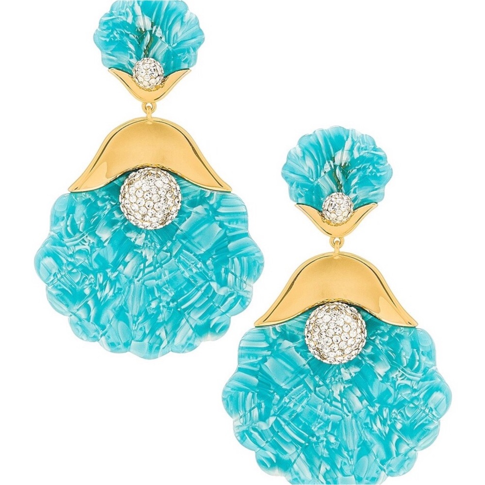 NWOT Lele Sadoughi Ocean Cove Shellona Drop Earring